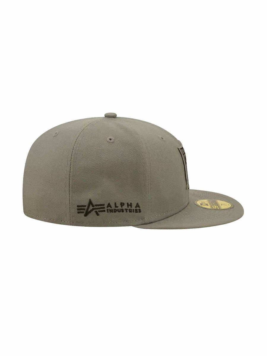 Nfl Alpha Industries Nfl X Alpha X New Era Kappen | Las Vegas Raiders X Alpha X New Era 5950 Fitted Cap Graues Medium