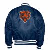 Nfl Alpha Industries Nfl X Alpha X New Era Bomberjacken | Chicago Bears X Alpha X New Era Ma-1 Bomberjacke Nachbildung Blau