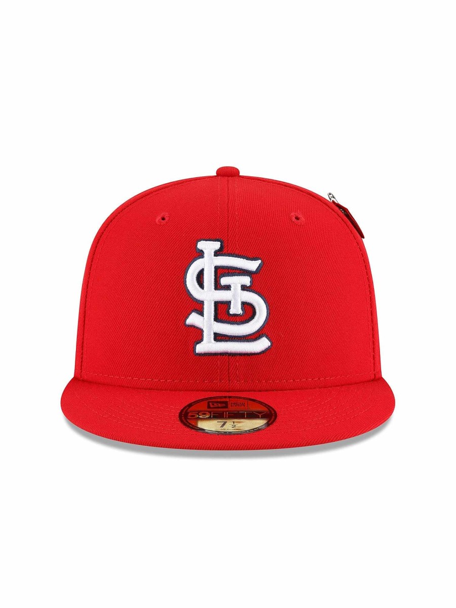 Mlb Alpha Industries Mlb X Alpha X New Era Kappen | St. Louis Cardinals X Alpha X New Era 59 Fifty Fitted Cap Rot