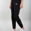 Frauen Alpha Industries Hose | Basic Jogger Small Logo W Schwarz