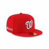 Mlb Alpha Industries Mlb X Alpha X New Era Kappen | Washington Nationals X Alpha X New Era 59Fifty Fitted Cap Rot