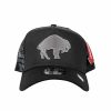 Nfl Alpha Industries Nfl X Alpha X New Era Kappen | Buffalo Bills X Alpha X New Era 940 Kappe (Historisches Logo) Schwarz