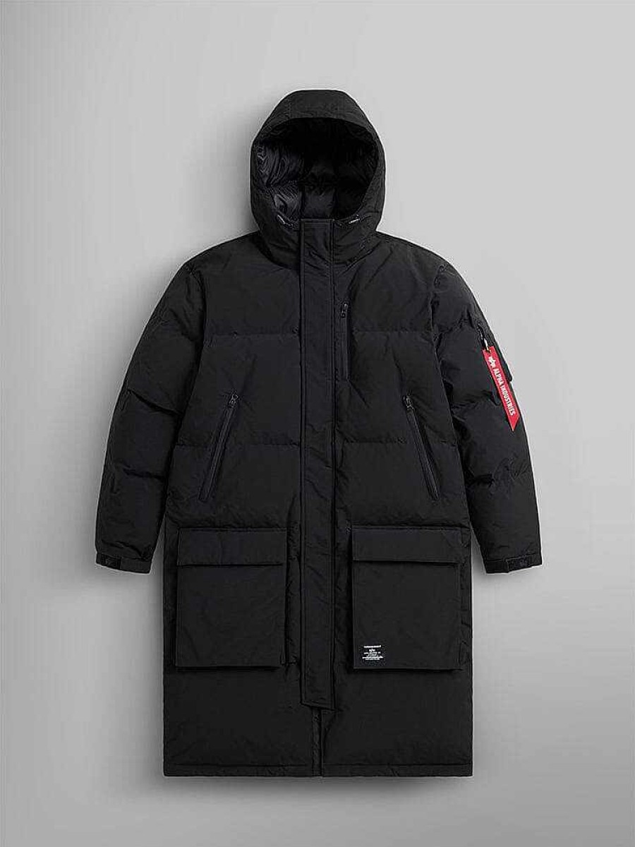 Manner Alpha Industries Oberbekleidung | Langer Pufferparka