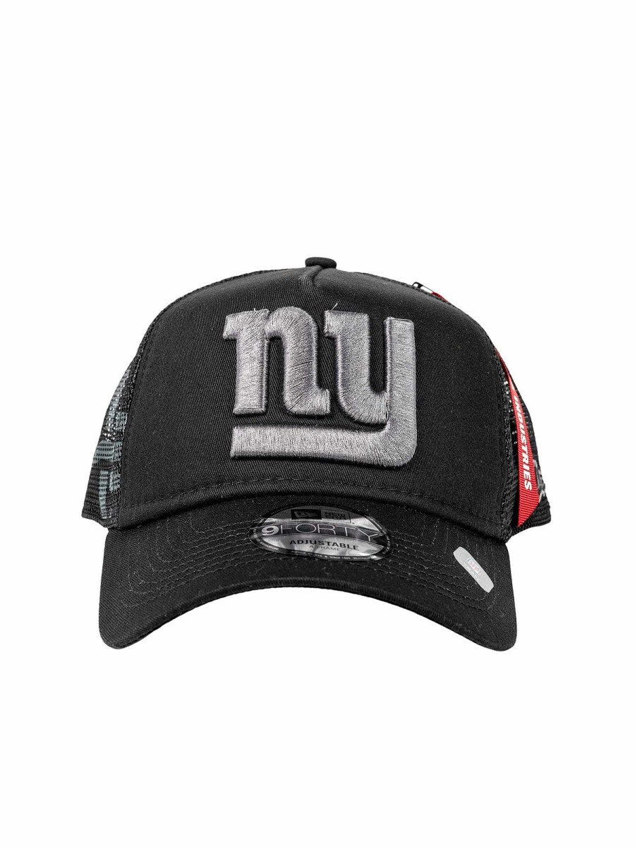 Nfl Alpha Industries Nfl X Alpha X New Era Kappen | New York Giants X Alpha X New Era 940 Kappe Schwarz