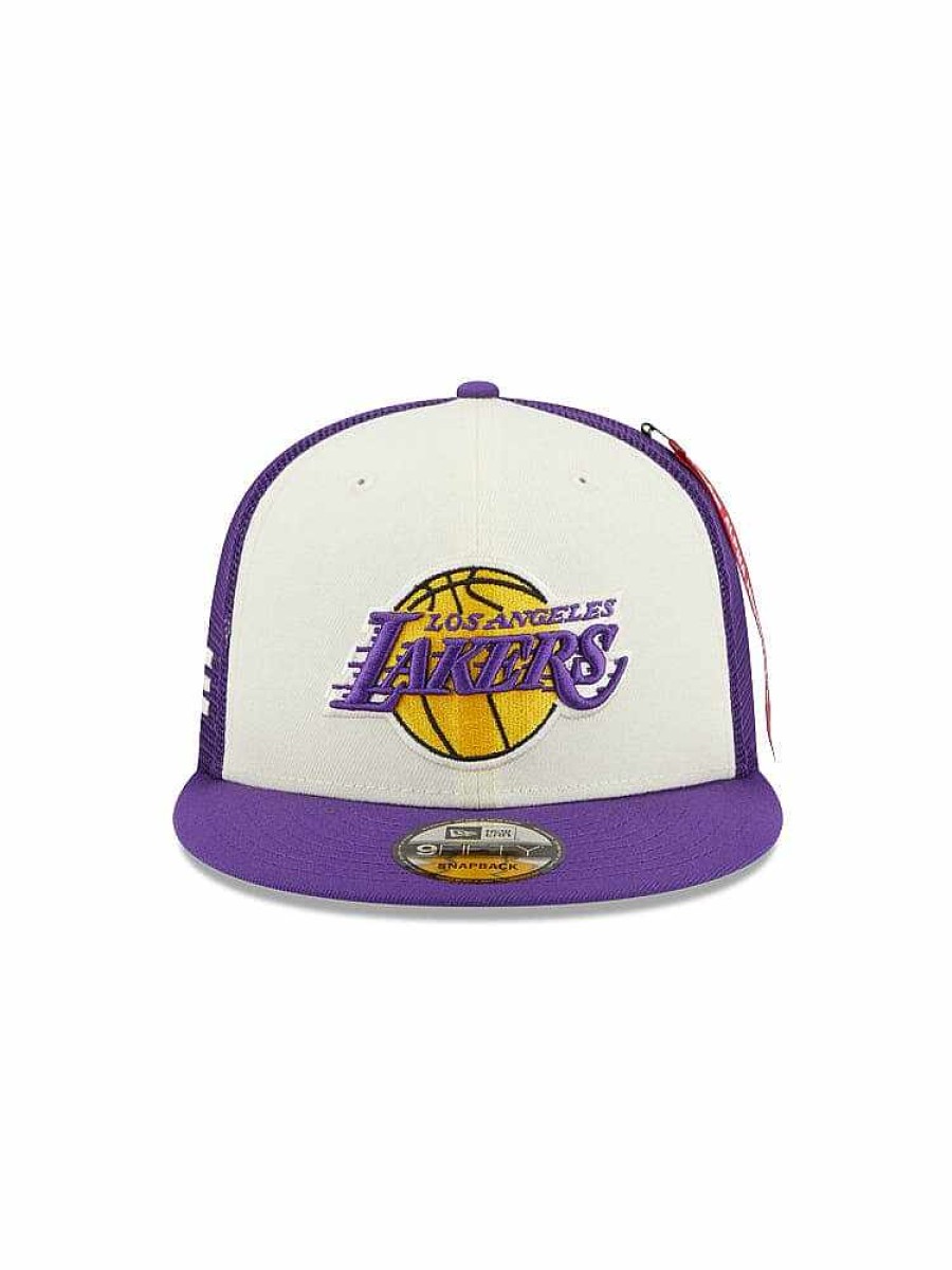 Nba Alpha Industries Nba X Alpha X New Era Hute | Los Angeles Laker X Alpha X New Era 950 Cap Lila