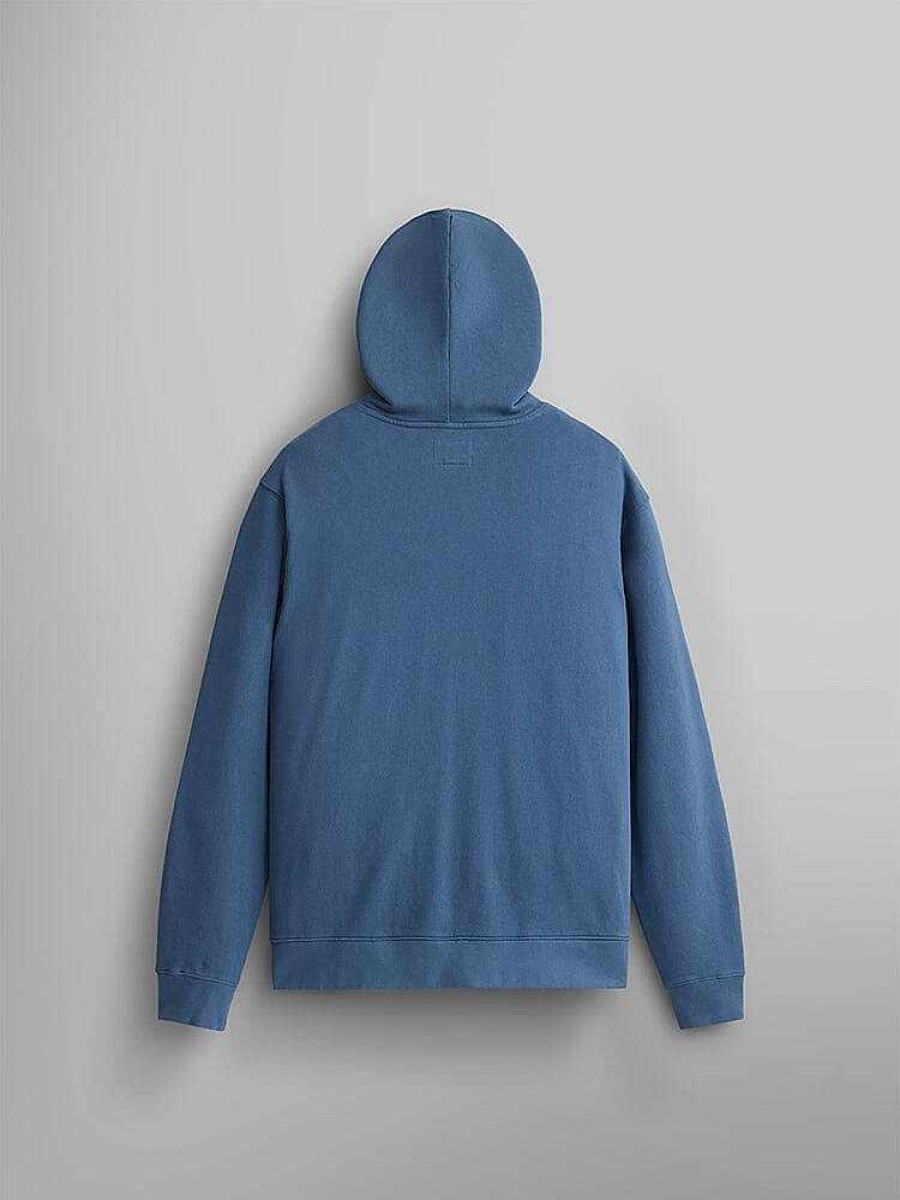 Manner Alpha Industries Hoodies + Sweatshirts | Alpha Tiger Kapuzenpullover Copen Blau