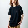 Manner Alpha Industries T-Shirts | Gramicci X Alpha Baumwoll-T-Shirt Mit Zigarrentasche Schwarz