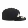 Nba Alpha Industries Nba X Alpha X New Era Hute | Chicago Bulls X Alpha X New Era 59Fifty Fitted Cap Schwarz