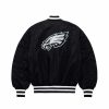 Nfl Alpha Industries Nfl X Alpha X New Era Bomberjacken | Philadelphia Eagles X Alpha X New Era Ma-1 Bomberjacke Schwarz