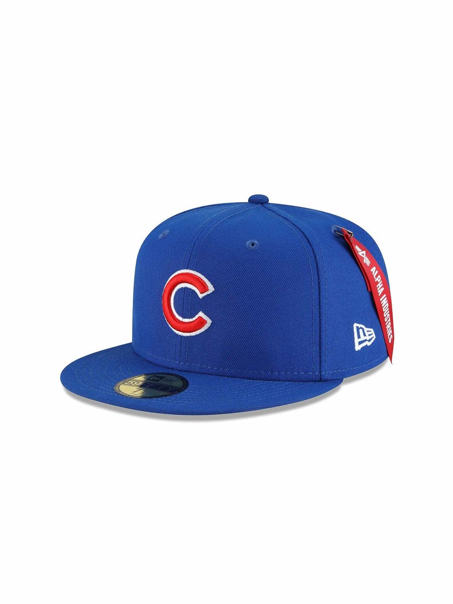 Mlb Alpha Industries Mlb X Alpha X New Era Kappen | Chicago Cubs X Alpha X New Era 59Fifty Fitted Cap Blau