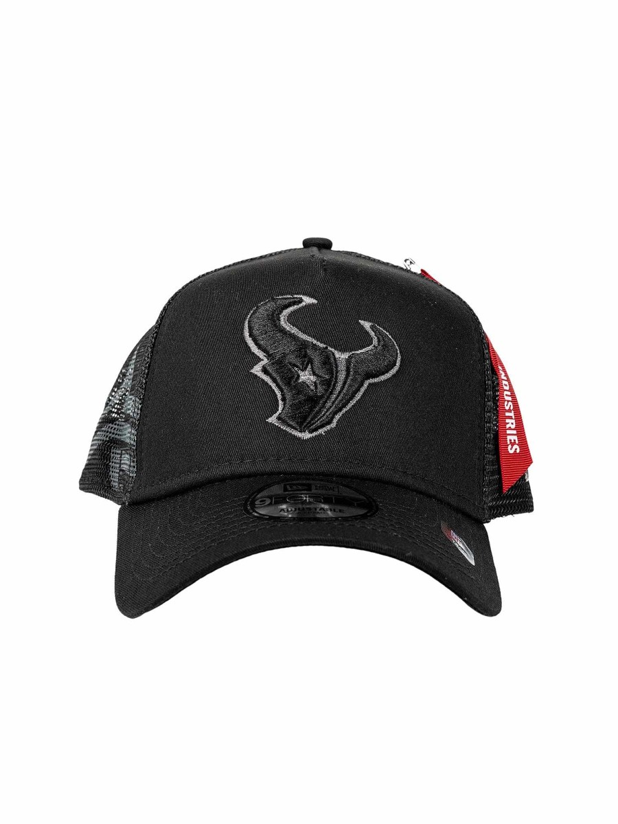 Nfl Alpha Industries Nfl X Alpha X New Era Kappen | Houston Texans X Alpha X New Era 940 Kappe Schwarz