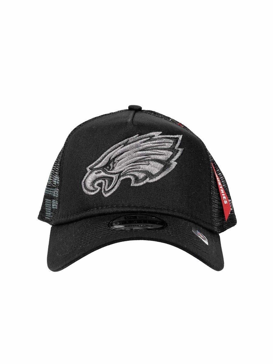 Nfl Alpha Industries Nfl X Alpha X New Era Kappen | Philadelphia Eagles X Alpha X New Era 940 Kappe Schwarz